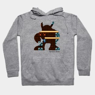 Quick Man Silhouette - Mega Man 2 Hoodie